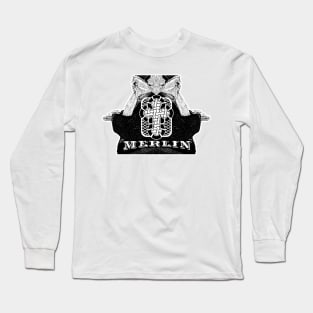 Merlin mage from the legend of King Arthur Long Sleeve T-Shirt